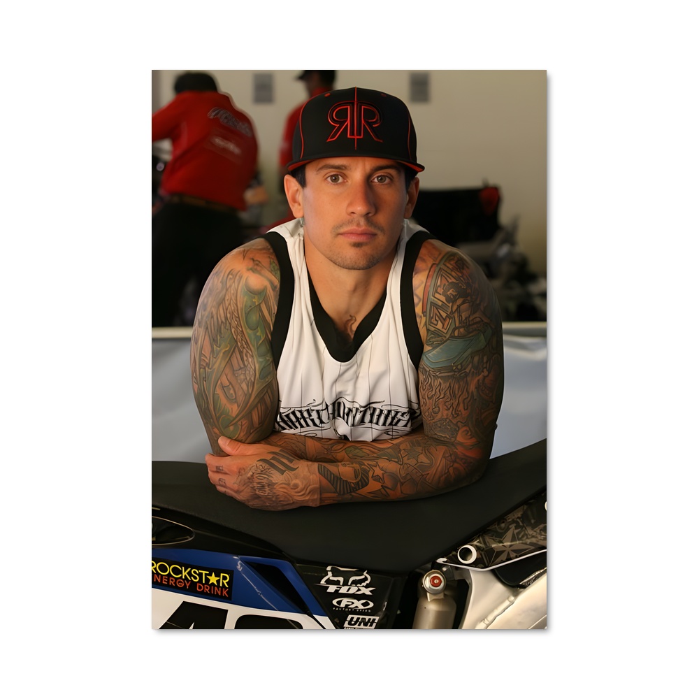 Poster Carey hart – affiche Motocross freestyle